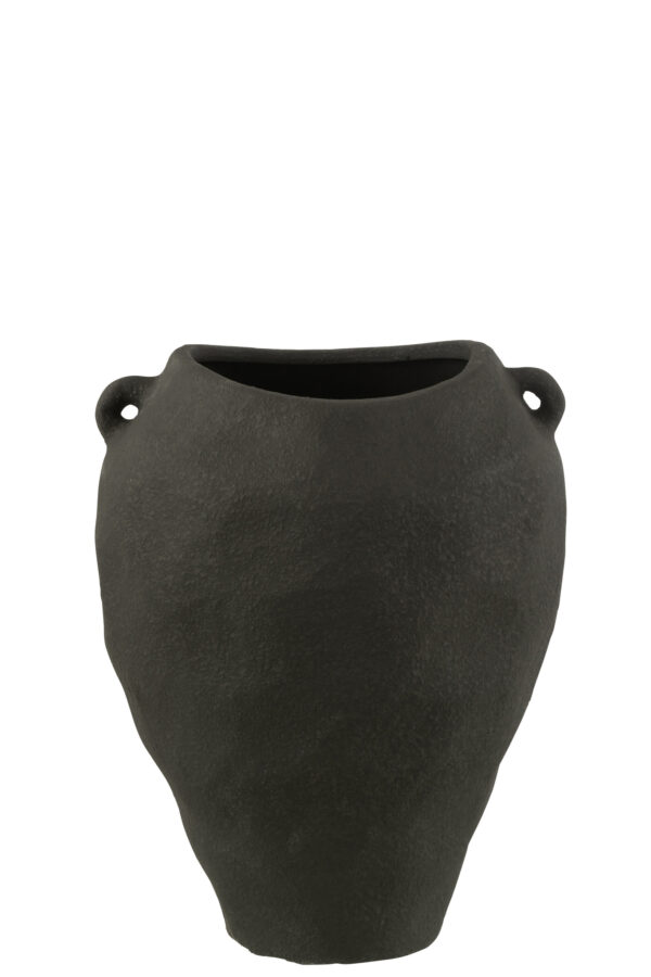 Vase en argile noire Clara