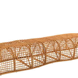 Banc en rotin naturel Roni