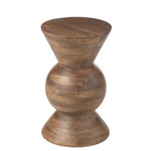Table basse en bois de manguier marron aux bonbons
