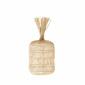 Le lampadaire Dumpling - Suspension - Naturel - S