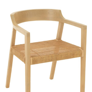 Chaise Emma en teck naturel