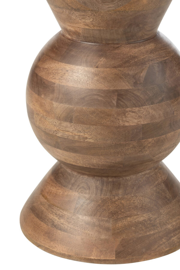 Table basse en bois de manguier marron aux bonbons – Image 2