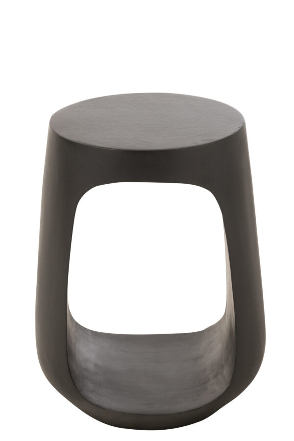 Table d'appoint en bois de manguier noir – Image 2