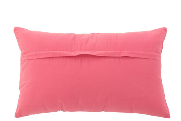 Coussin Ciao Amore en coton rose/orange – Image 2