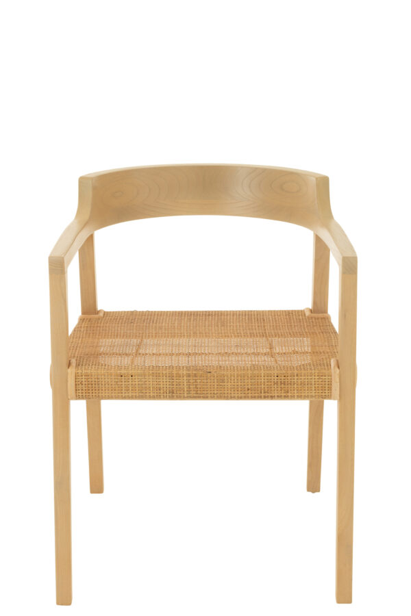 Chaise Emma en teck naturel – Image 2