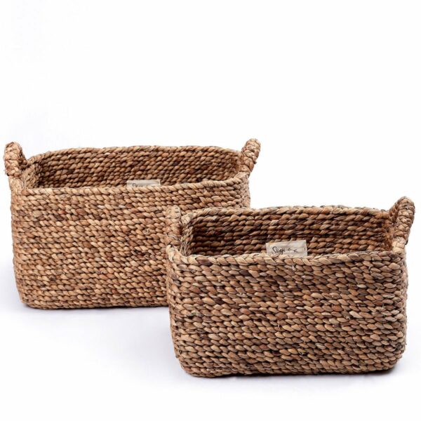 Panier de Rangement TANIMBAR en Jacinthe d'Eau – Image 6