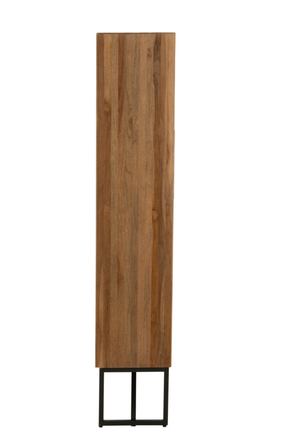 Armoire avec tiroirs en teck recyclé naturel – Image 3