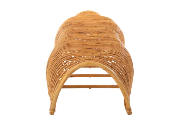 Banc en rotin naturel Roni – Image 3