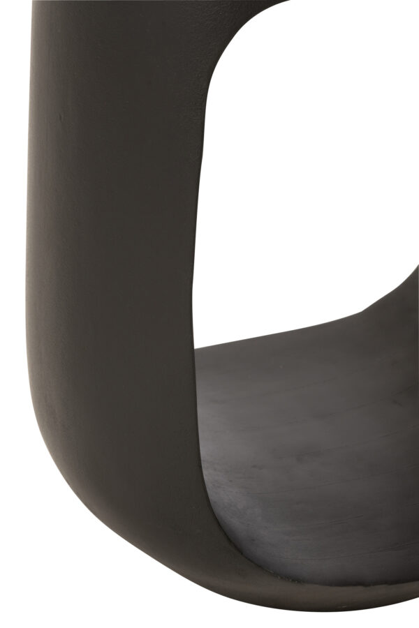 Table d'appoint en bois de manguier noir – Image 4