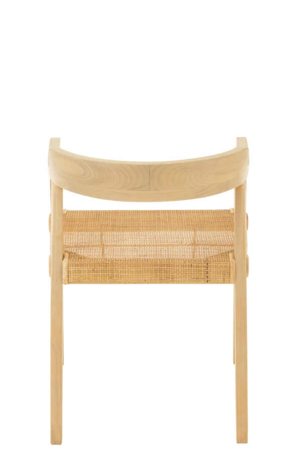 Chaise Emma en teck naturel – Image 4