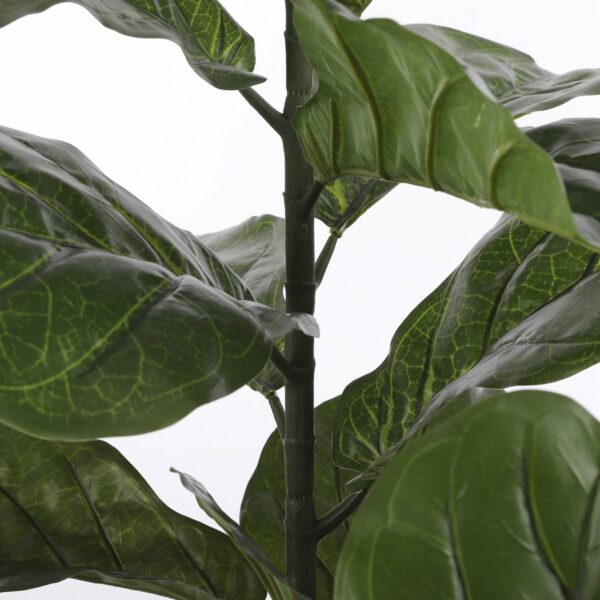 Plante Artificielle Ficus Lyrata - H120 x Ø60 cm - Vert – Image 4