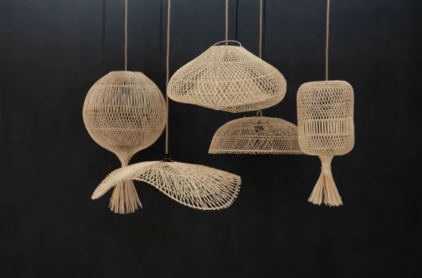 Le lampadaire Dumpling - Suspension - Naturel - L – Image 5