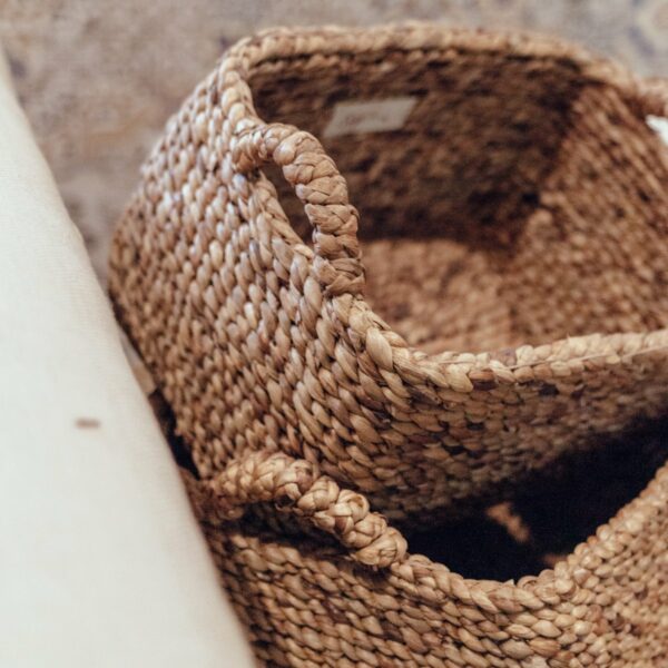 Panier de Rangement TANIMBAR en Jacinthe d'Eau – Image 5