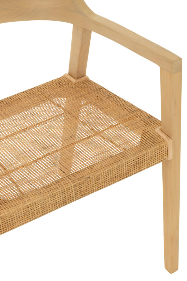 Chaise Emma en teck naturel – Image 6