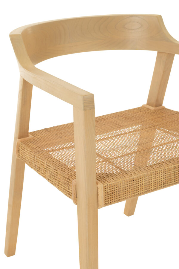 Chaise Emma en teck naturel – Image 7