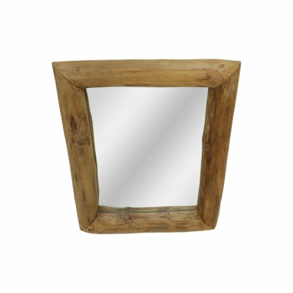 Collection HSM-Miroir rectangulaire-50x7x60-Teck naturel – Image 2