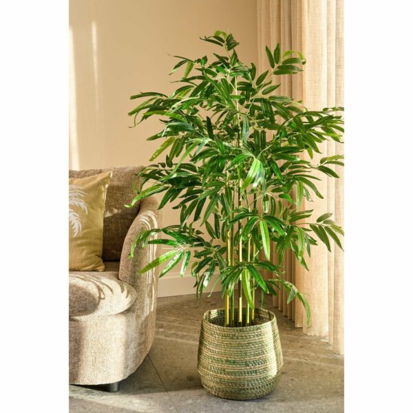 Plant artificiel en bambou dans le pot - H150 x Ø60 cm - vert – Image 6