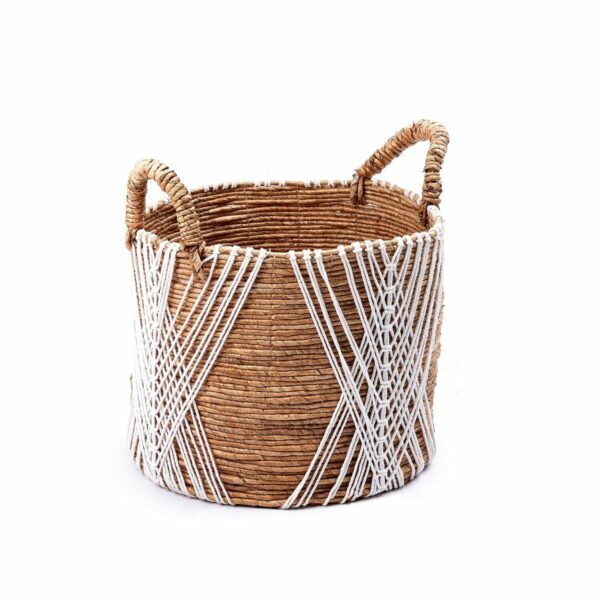 Panier de rangement | Panier à plantes | Panier à linge LAWU en fibre de banane (3 tailles) – Image 6