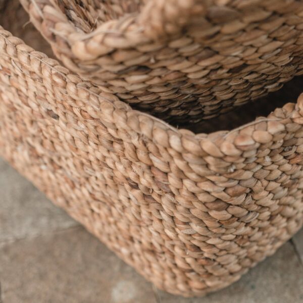 Panier de Rangement TANIMBAR en Jacinthe d'Eau – Image 3