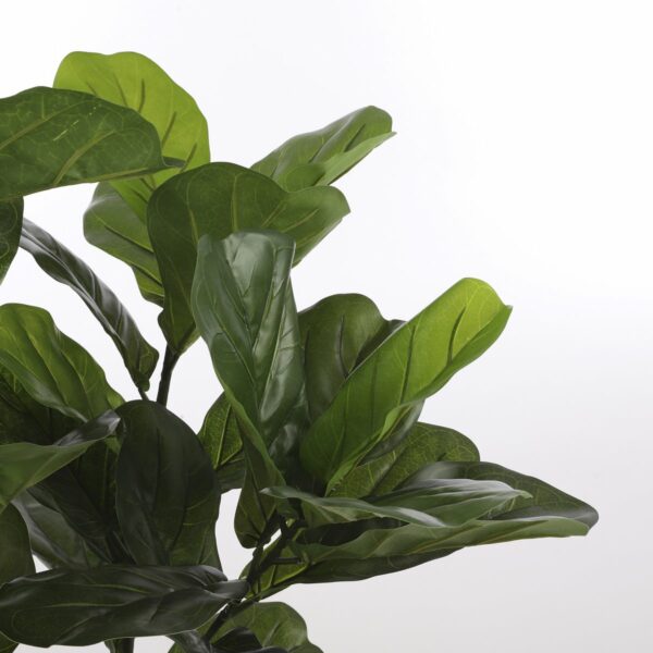 Plante Artificielle Ficus Lyrata - H120 x Ø60 cm - Vert – Image 2
