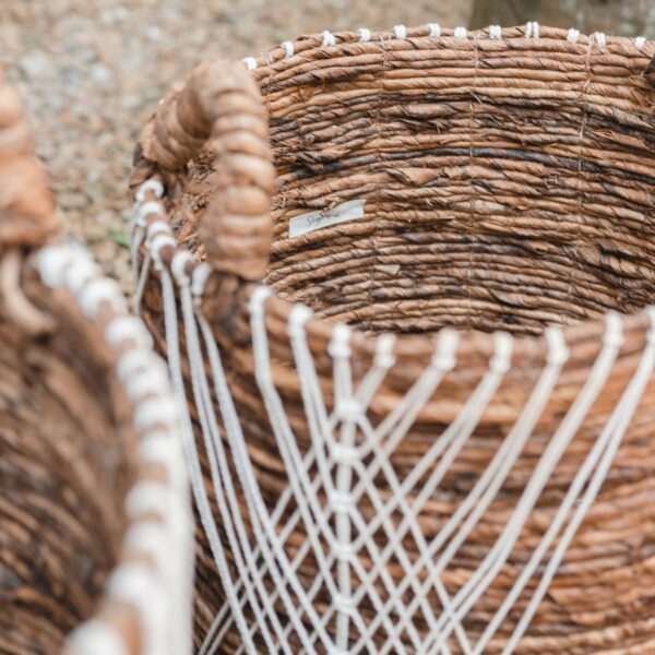 Panier à linge | Panier de plantes | Panier de rangement JUWANA en fibre de bananier – Image 5