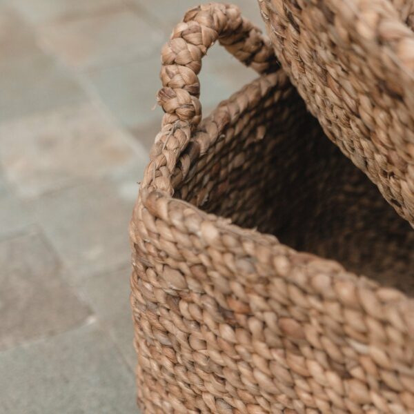 Panier de Rangement TANIMBAR en Jacinthe d'Eau – Image 2