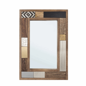 MIROIR AVEC-CADRE DHAVAL