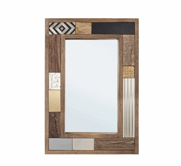 MIROIR AVEC-CADRE DHAVAL