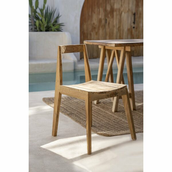 La chaise de salle à manger Paxi - Naturel - Extérieur – Image 4