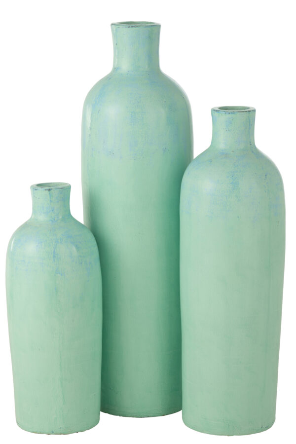 Grand vase Justine en terre cuite bleue – Image 2