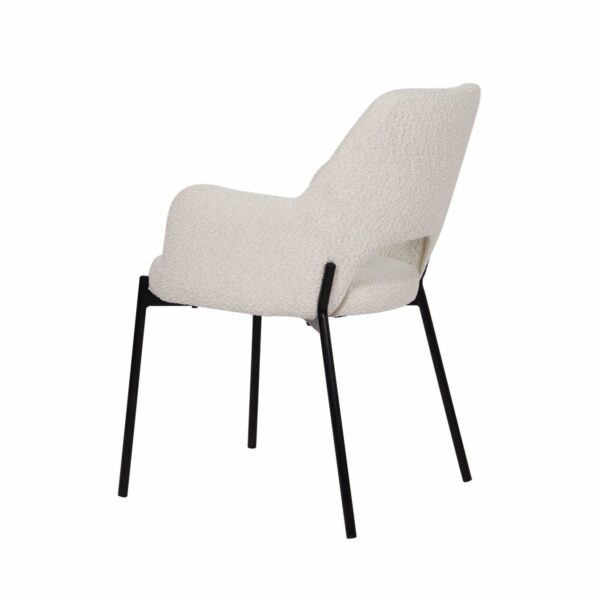 Lot de 2 fauteuils avec dossier découpé – Image 5