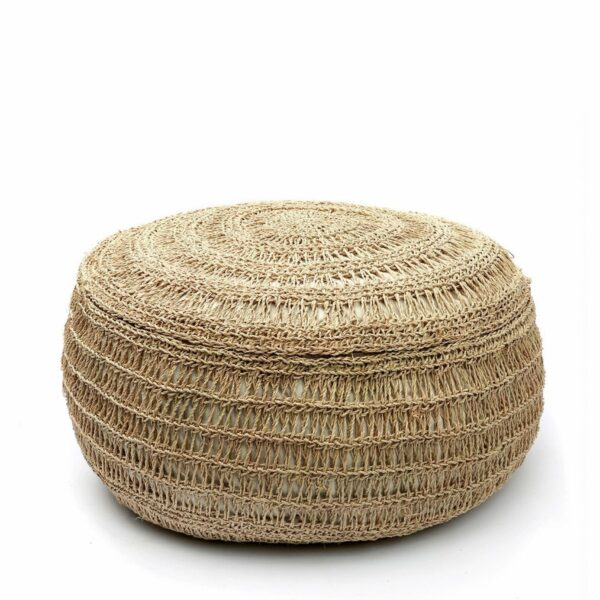 Le Pouf en Jonc de Mer - Naturel - M