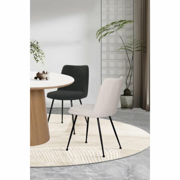 Lot de 2 chaises avec housse bouclée – Image 10