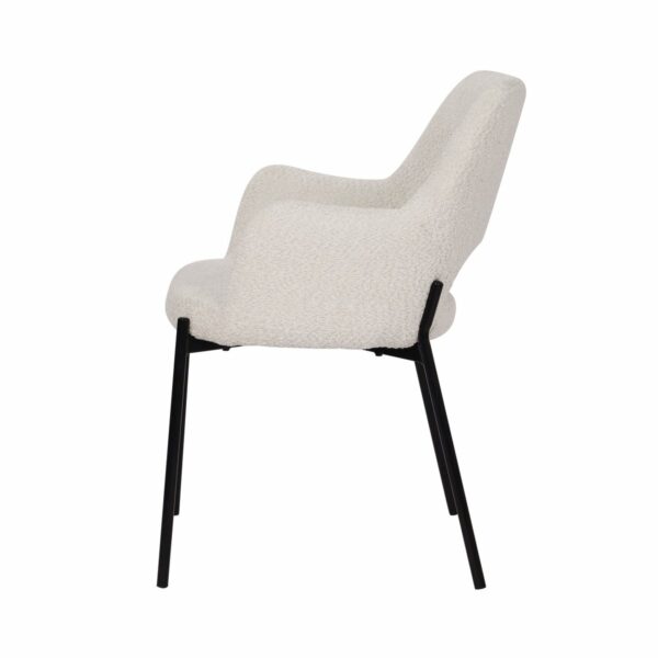 Lot de 2 fauteuils avec dossier découpé – Image 4