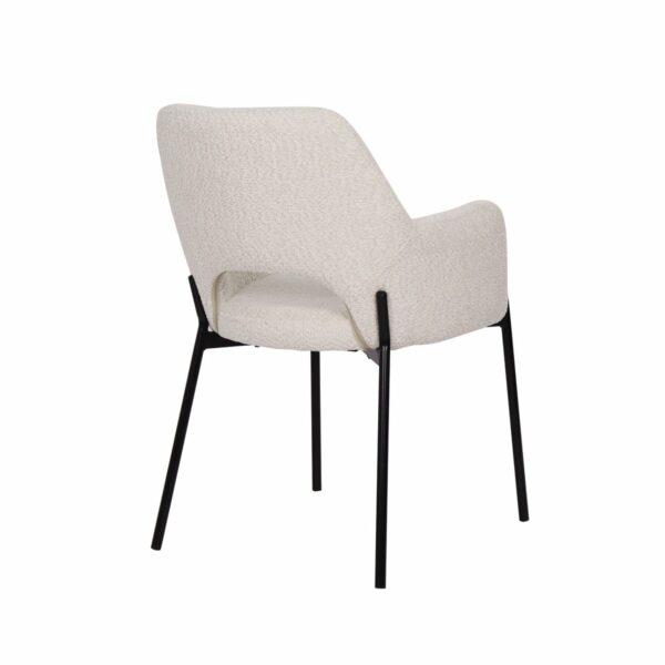 Lot de 2 fauteuils avec dossier découpé – Image 6