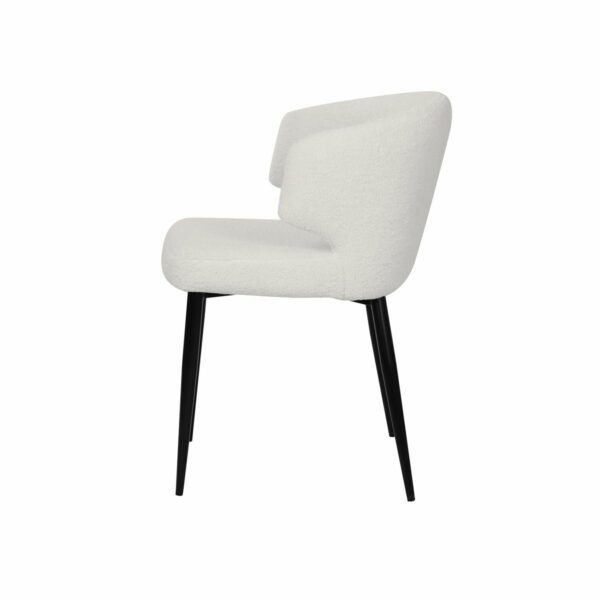 Lot de 2 fauteuils avec housse en fourrure peluche – Image 4