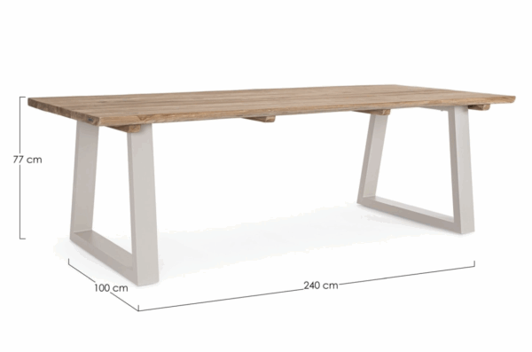 Table pieds blancs – Image 2