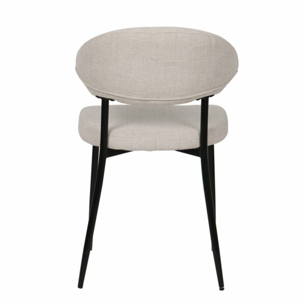 Lot de 2 chaises en tissu structuré – Image 6