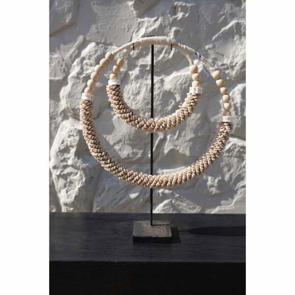 Le Collier Double Coquillage Sur Support - Naturel – Image 2