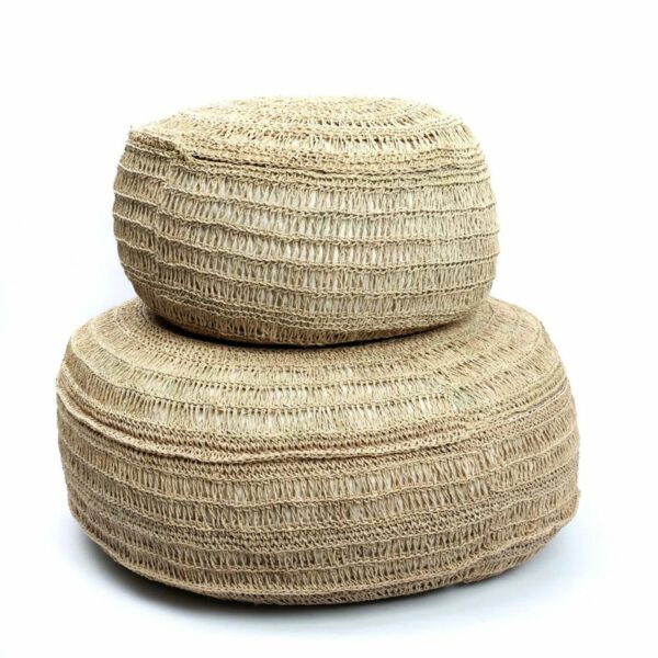 Le Pouf en Jonc de Mer - Naturel - M – Image 6
