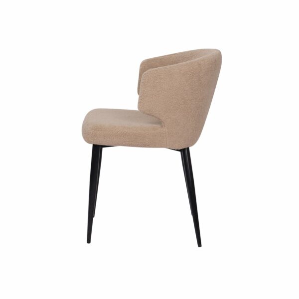 Lot de 2 fauteuils avec housse en fourrure peluche – Image 4