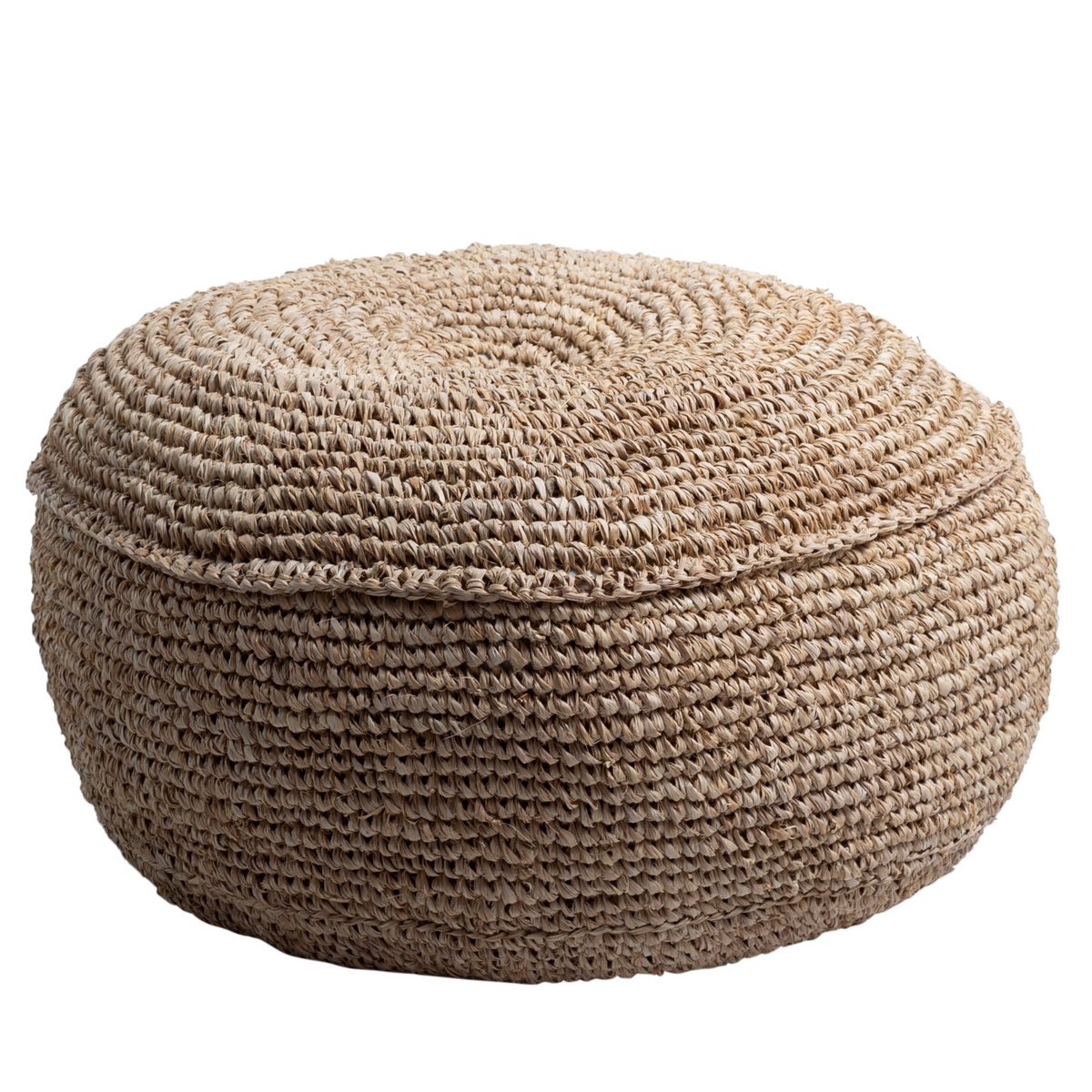 Pouf | Pouf TELU en Raphia (2 tailles) – Image 5