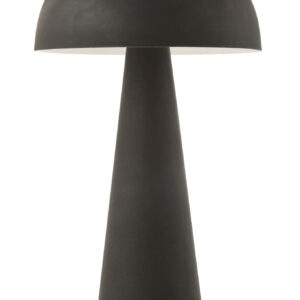 Lampe Champignon Métal Noir Mat Extra Large