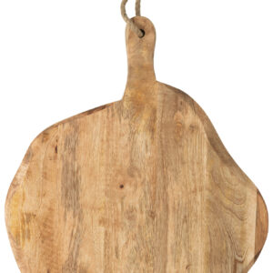Planche à découper ronde en bois organique