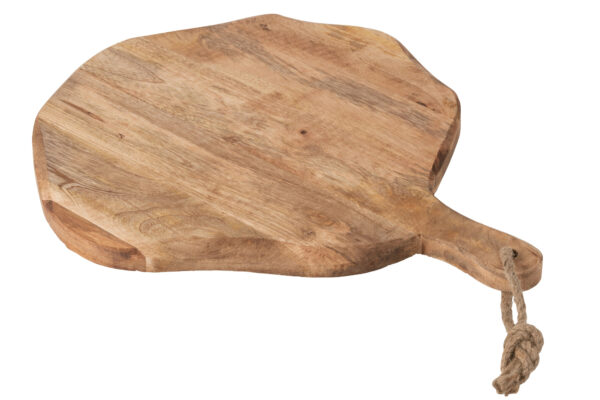 Planche à découper ronde en bois organique – Image 2