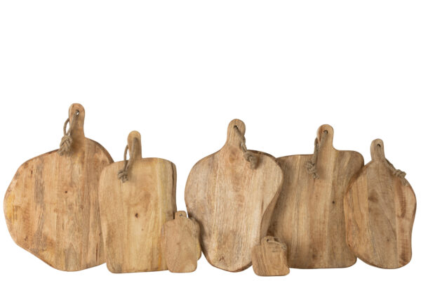Planche à découper ronde en bois organique – Image 3