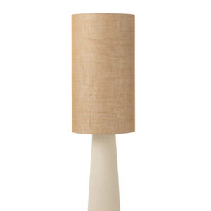Lampe sur pied Ava en fibre de verre/jute naturelle petite