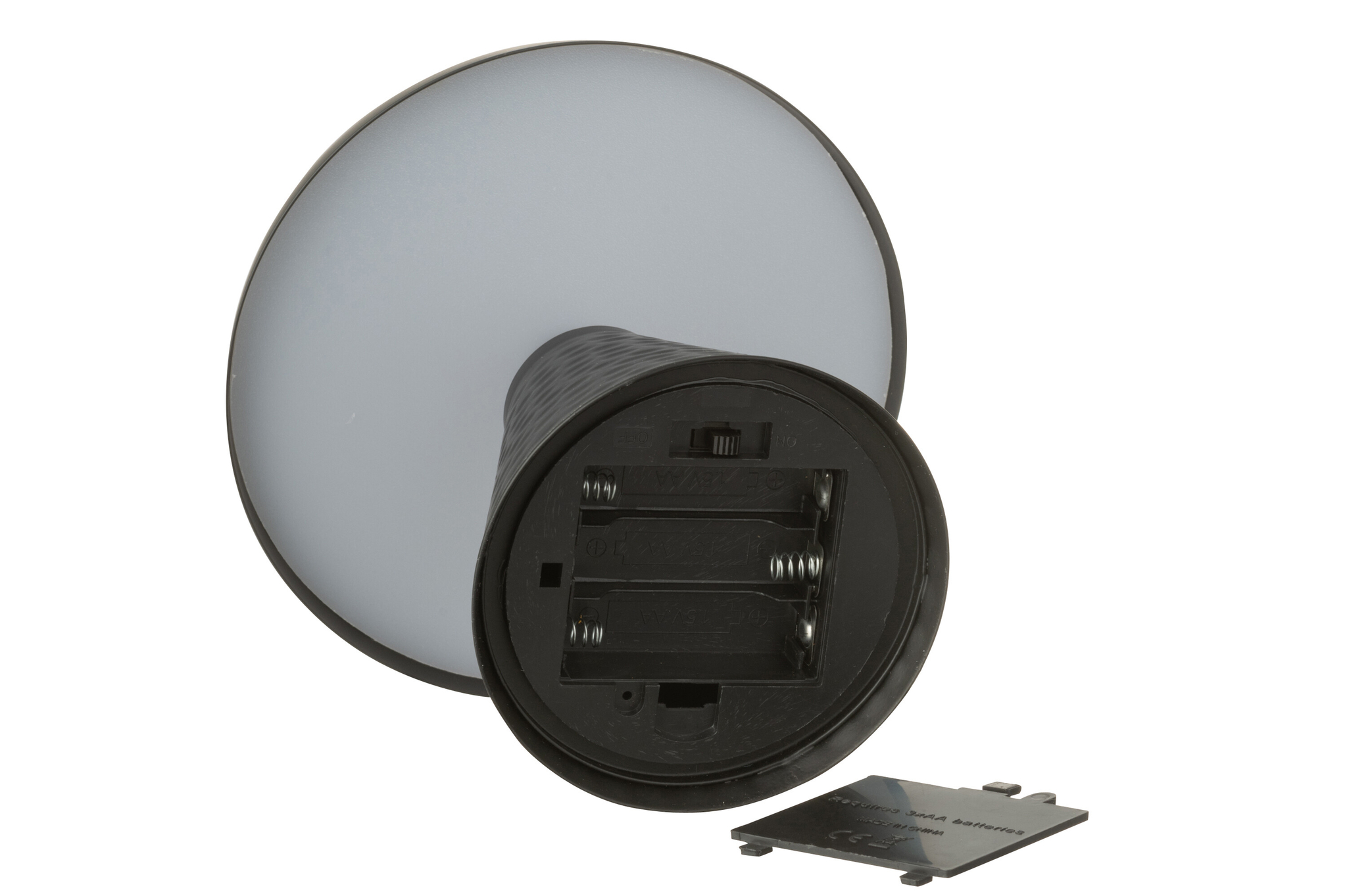 Lampe de table champignon en fer noir – Image 4