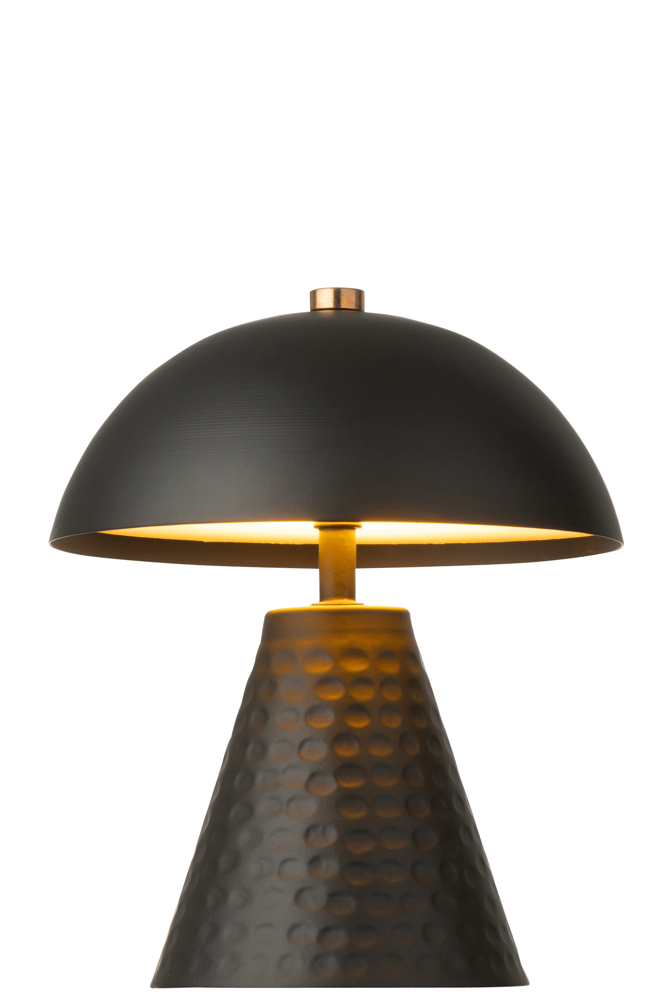 Lampe de table champignon en fer noir – Image 5