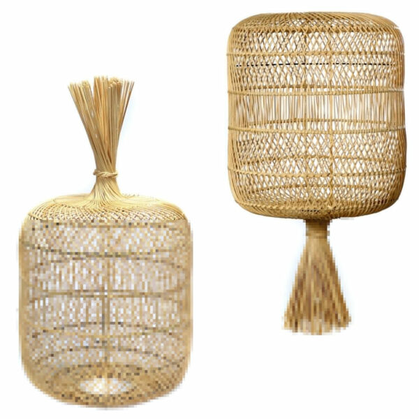 Le lampadaire Dumpling - Suspension - Naturel - L – Image 7